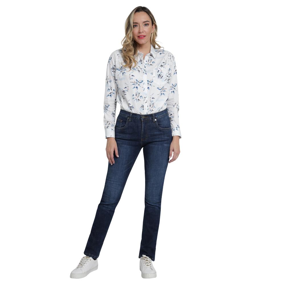 Foto 5 pulgar | Jeans Lee Slim Fit 443 Azul Marino para Mujer
