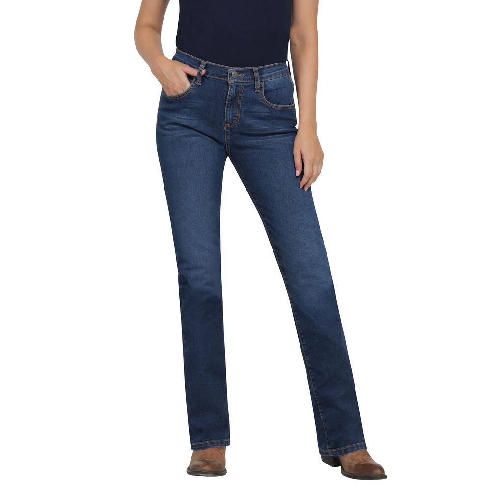Jeans Vaqueros Wrangler High Rise Boot 406 Azul para Mujer
