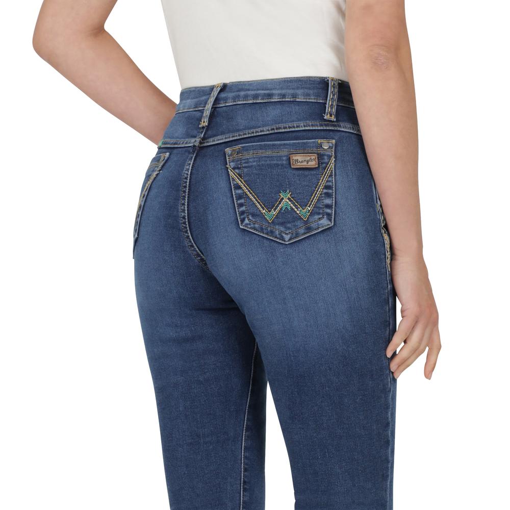 Foto 5 | Jeans Vaqueros Wrangler Slim Fit 403 Azul