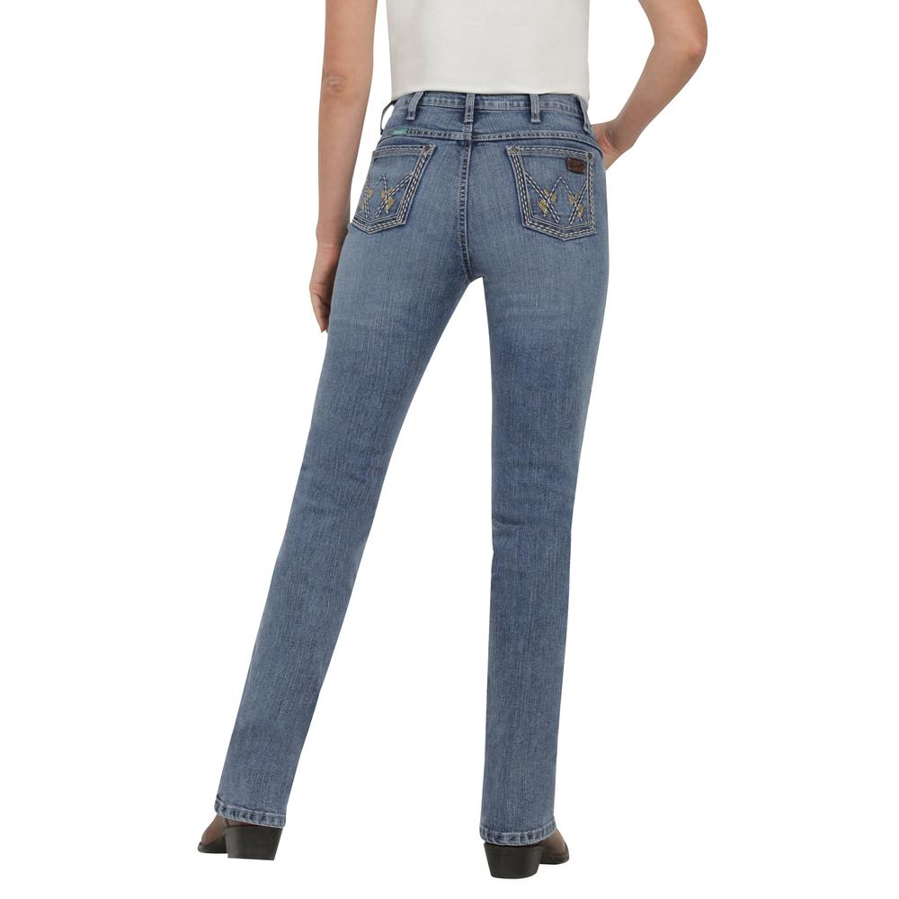 Foto 4 pulgar | Jeans Vaqueros Wrangler High Rise Boot 403 Azul