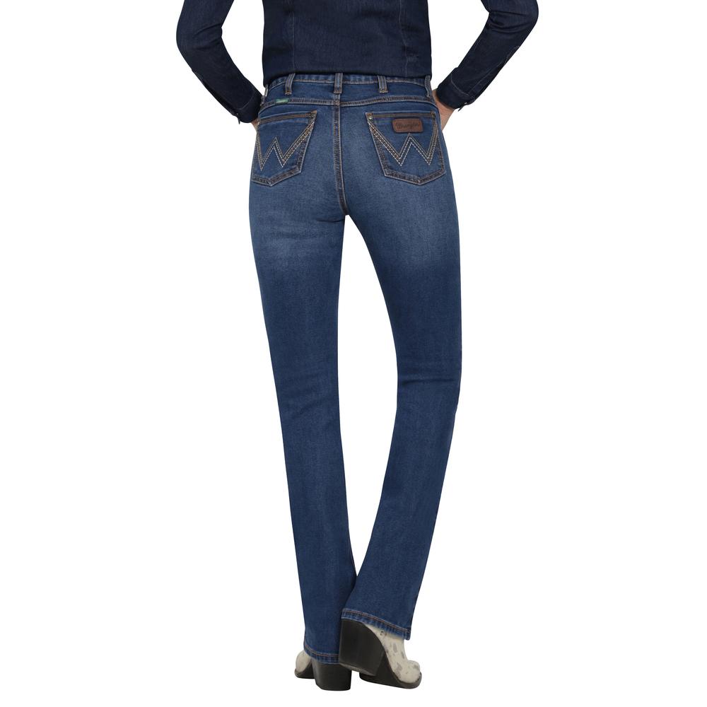Foto 4 pulgar | Jeans Vaqueros Wrangler High Rise Boot 402 Azul