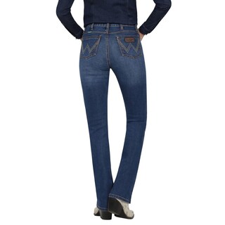 Foto 3 | Jeans Vaqueros Wrangler High Rise Boot 402 Azul