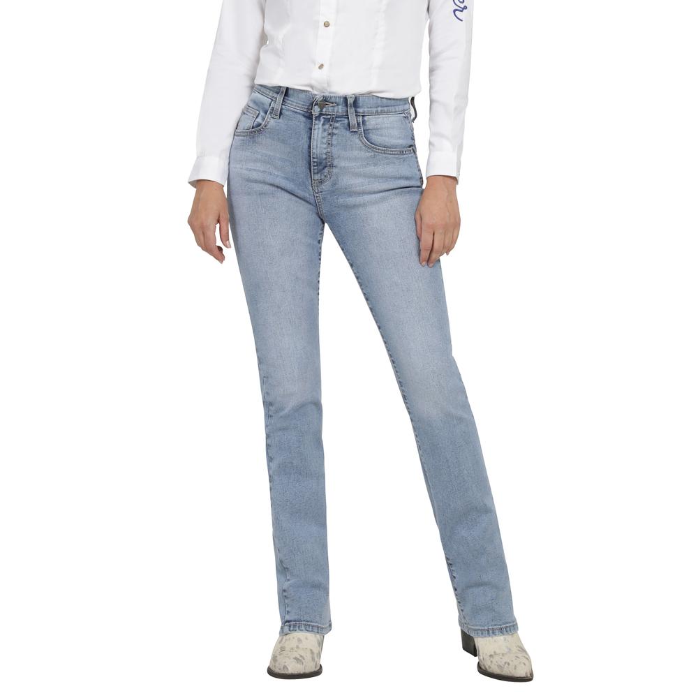 Foto 2 pulgar | Jeans Vaqueros Wrangler High Rise Boot 401 Azul