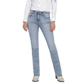 Foto 1 | Jeans Vaqueros Wrangler High Rise Boot 401 Azul