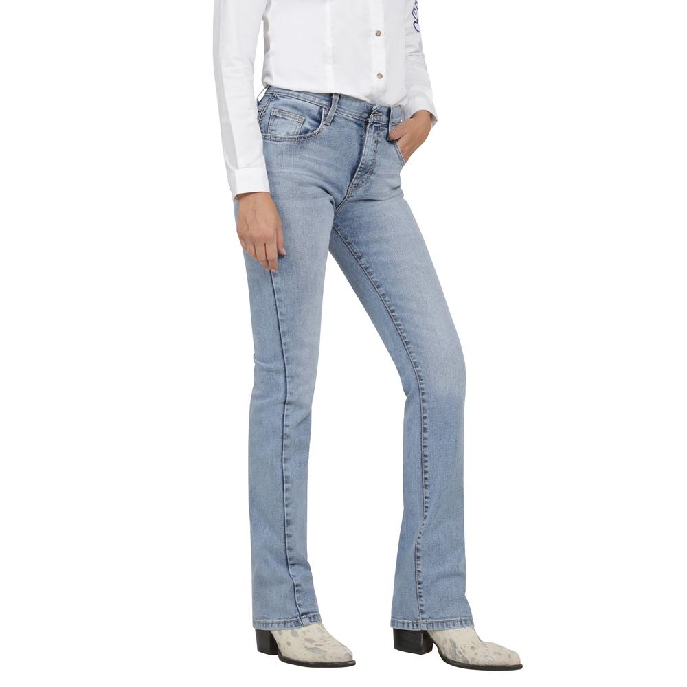 Foto 3 pulgar | Jeans Vaqueros Wrangler High Rise Boot 401 Azul