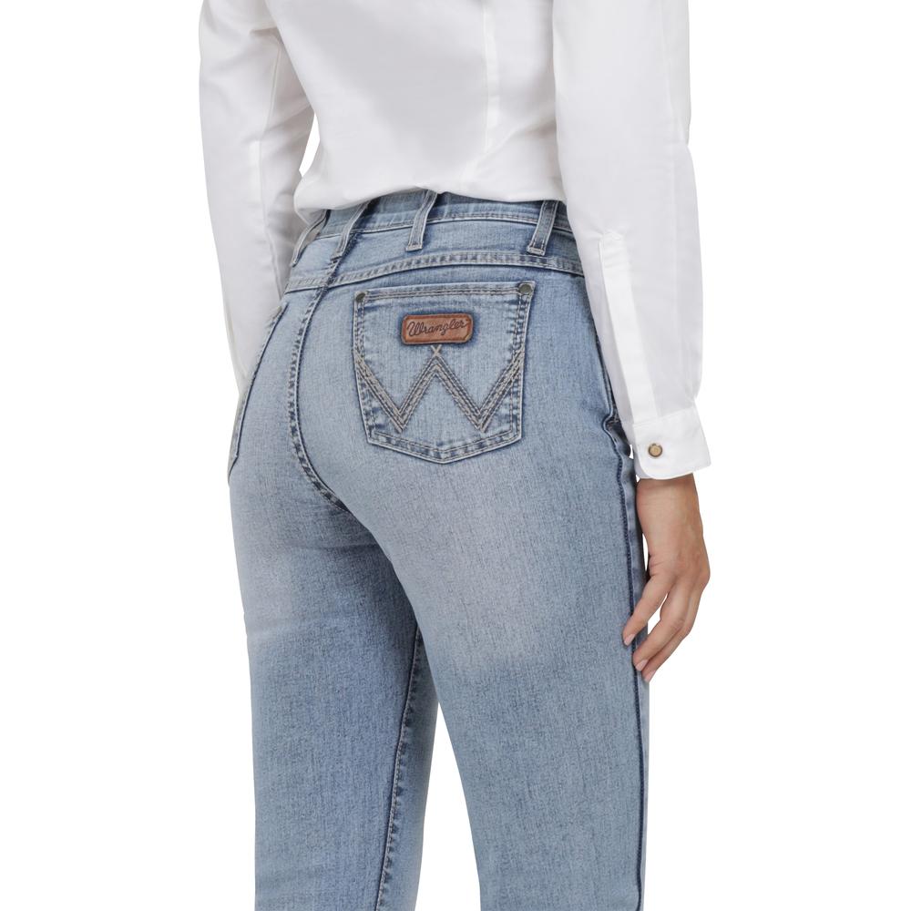 Foto 6 pulgar | Jeans Vaqueros Wrangler High Rise Boot 401 Azul