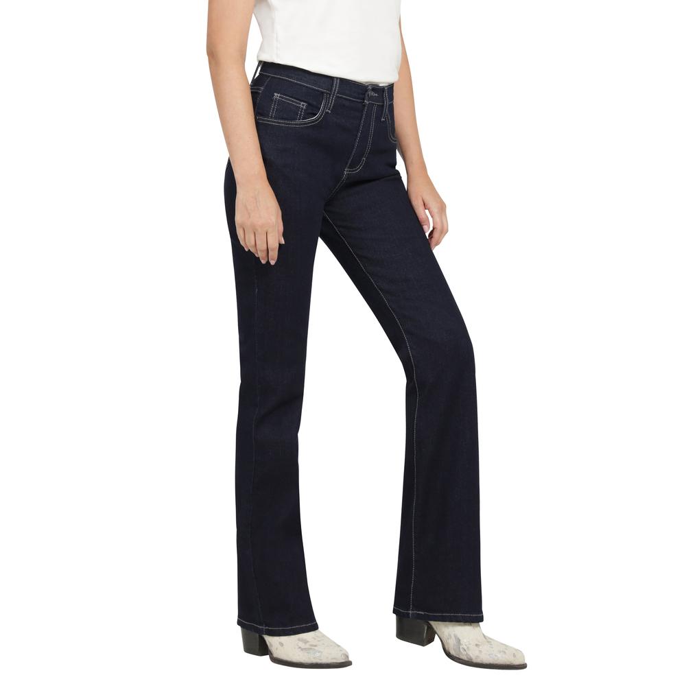 Foto 3 pulgar | Jeans Vaqueros Wrangler High Rise Boot 303 Azul