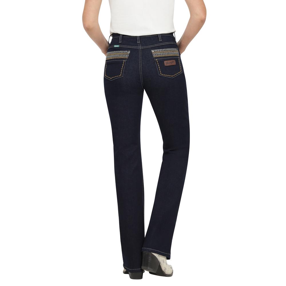 Foto 4 pulgar | Jeans Vaqueros Wrangler High Rise Boot 303 Azul