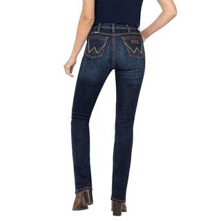 Foto 3 | Jeans Vaqueros Wrangler High Rise Boot 401 Azul