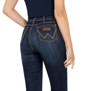 Foto 5 | Jeans Vaqueros Wrangler High Rise Boot 401 Azul