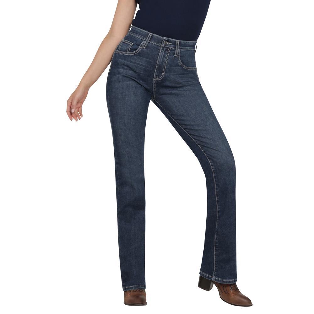 Foto 2 pulgar | Jeans Vaqueros Wrangler High Rise Boot 401 Azul