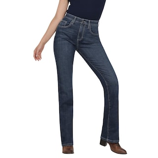 Foto 1 | Jeans Vaqueros Wrangler High Rise Boot 401 Azul