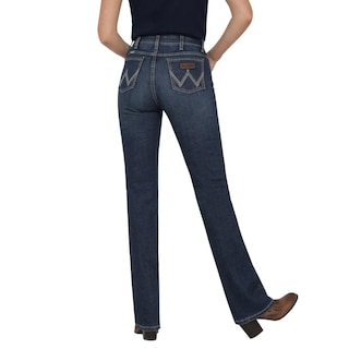 Foto 3 | Jeans Vaqueros Wrangler High Rise Boot 401 Azul