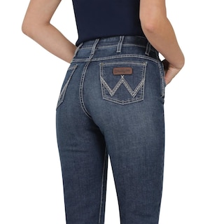 Foto 5 | Jeans Vaqueros Wrangler High Rise Boot 401 Azul