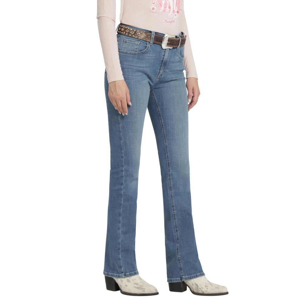 Foto 3 pulgar | Jeans Vaquero Mujer Wrangler High Rise Boot 570 Azul