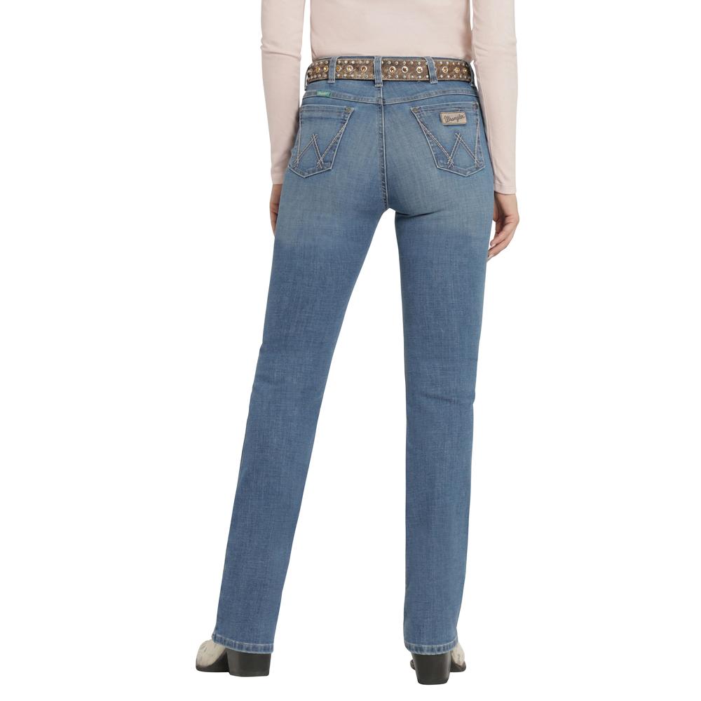 Foto 4 pulgar | Jeans Vaquero Mujer Wrangler High Rise Boot 570 Azul