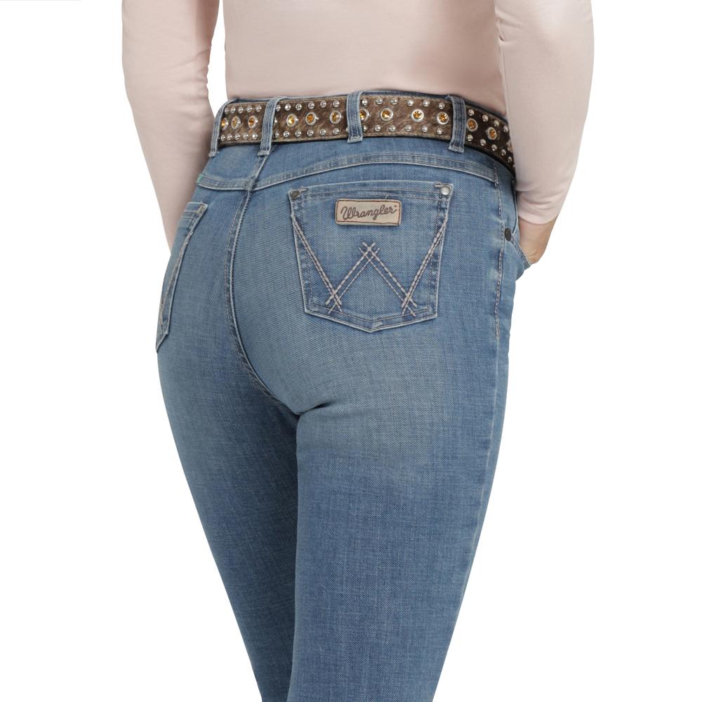 Foto 6 pulgar | Jeans Vaquero Mujer Wrangler High Rise Boot 570 Azul