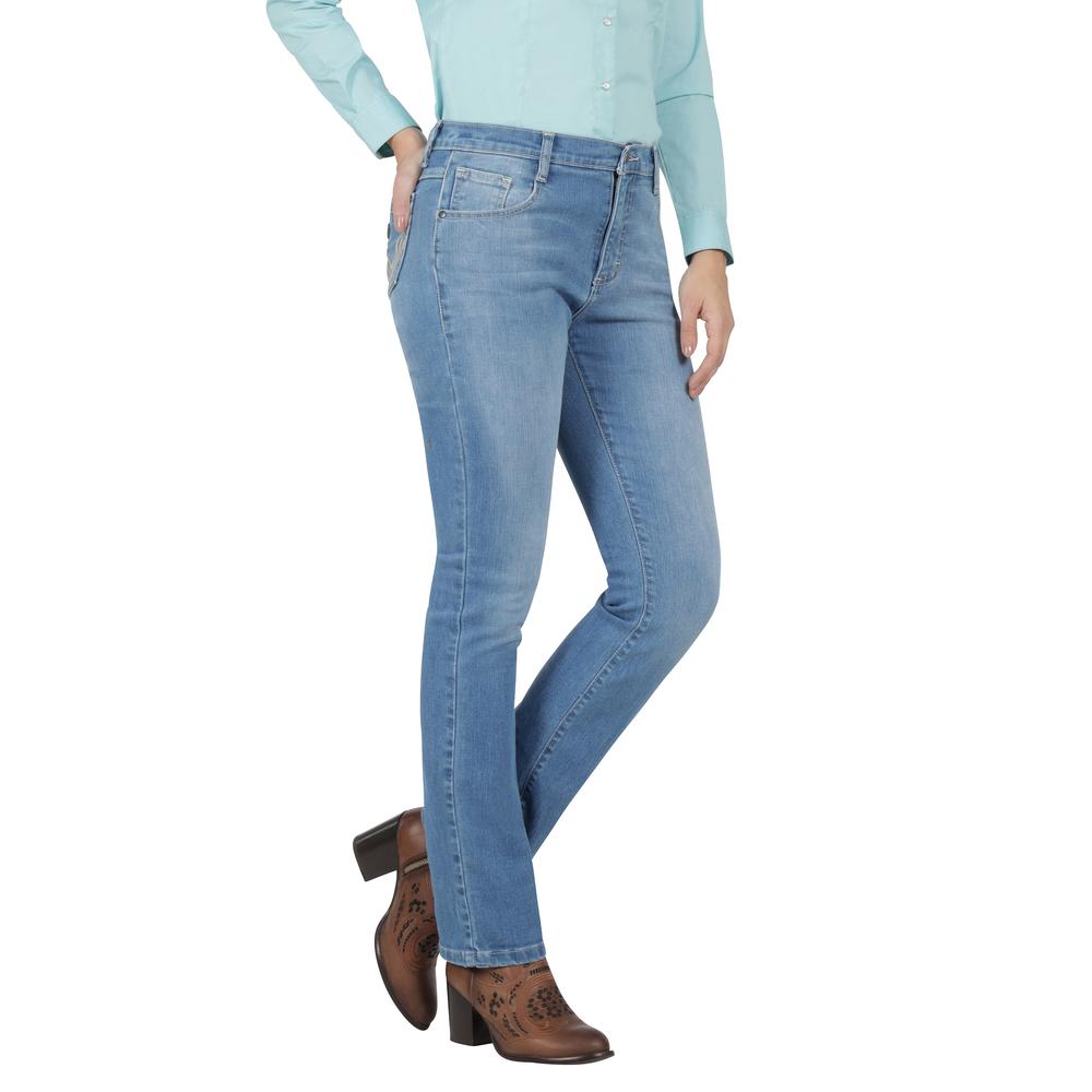 Foto 3 pulgar | Jeans Vaquero Mujer Wrangler Slim Fit 994 Azul