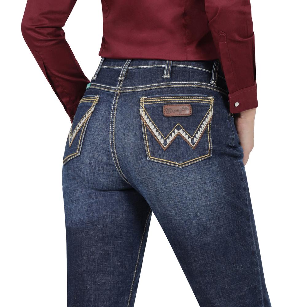 Foto 6 pulgar | Jeans Vaquero Mujer Wrangler High Rise Boot 543 Azul