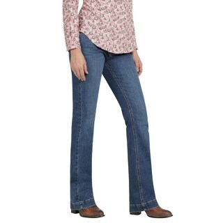 Foto 2 | Jeans Vaquero Mujer Wrangler High Rise Boot 534 Azul