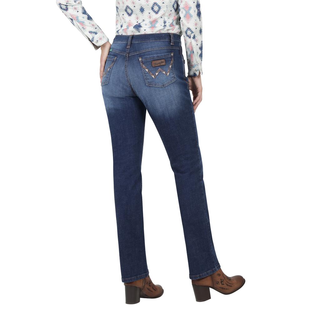 Foto 4 pulgar | Jeans Vaquero Mujer Wrangler Slim Fit 993 Azul