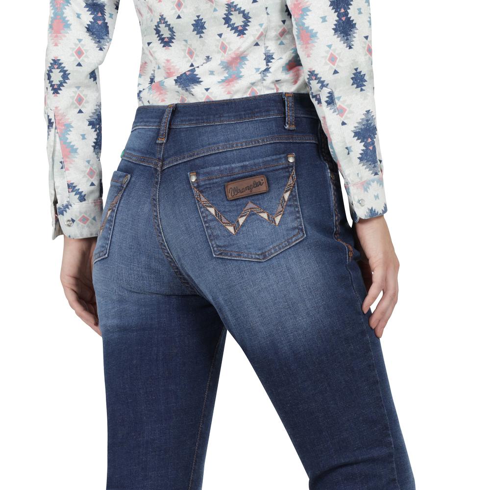 Foto 6 pulgar | Jeans Vaquero Mujer Wrangler Slim Fit 993 Azul