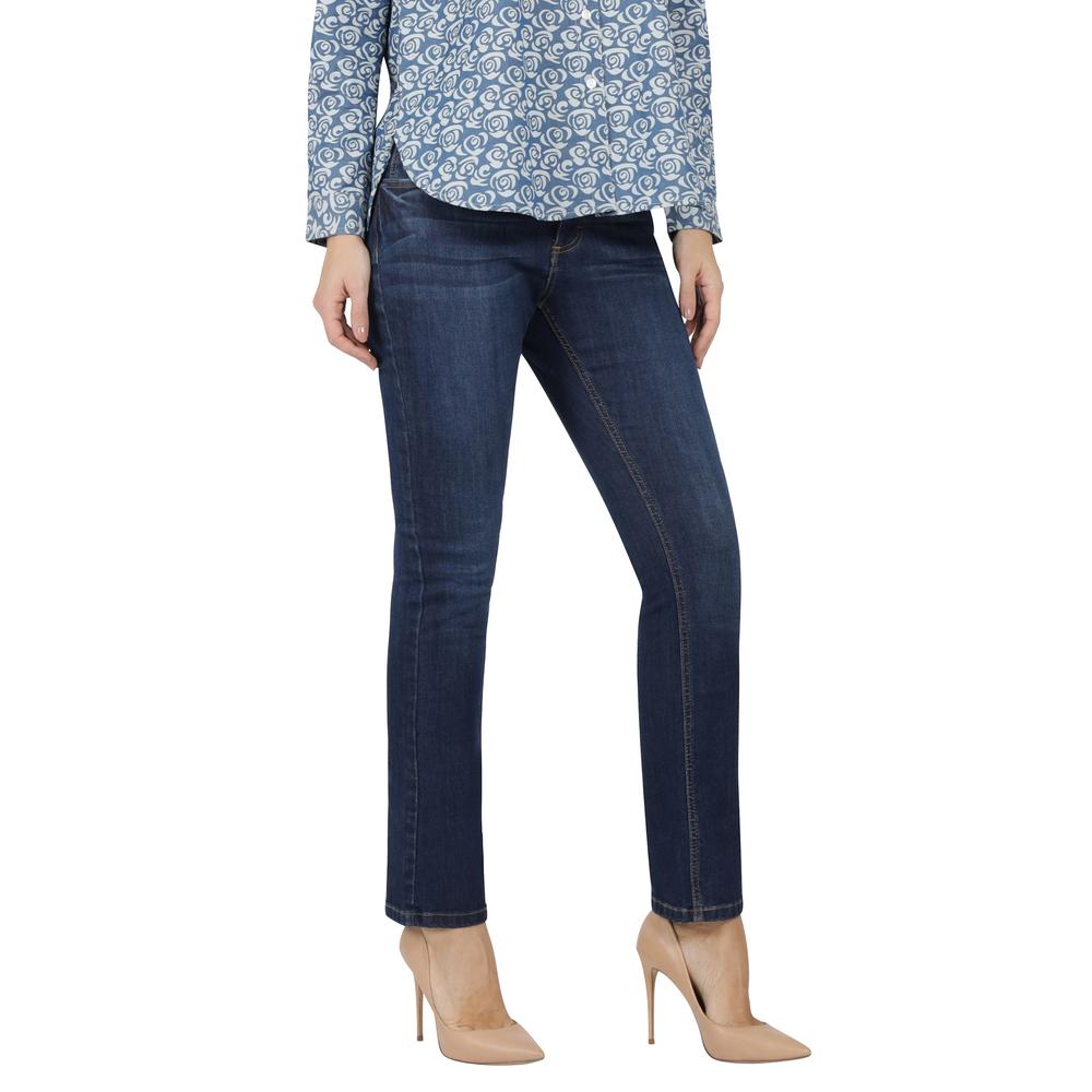 Foto 2 | Jeans Mujer Lee Slim Fit 386 Azul Marino