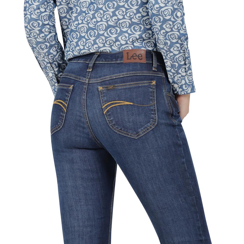 Foto 6 pulgar | Jeans Mujer Lee Slim Fit 386 Azul Marino