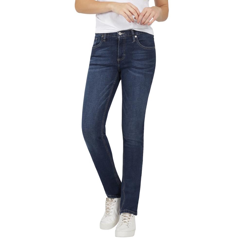 Foto 2 pulgar | Jeans Mujer Lee Slim Fit 393 Azul Marino