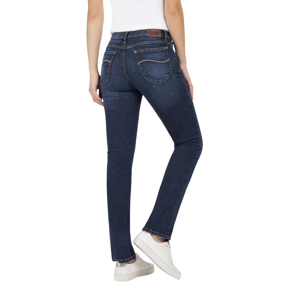 Foto 4 pulgar | Jeans Mujer Lee Slim Fit 393 Azul Marino