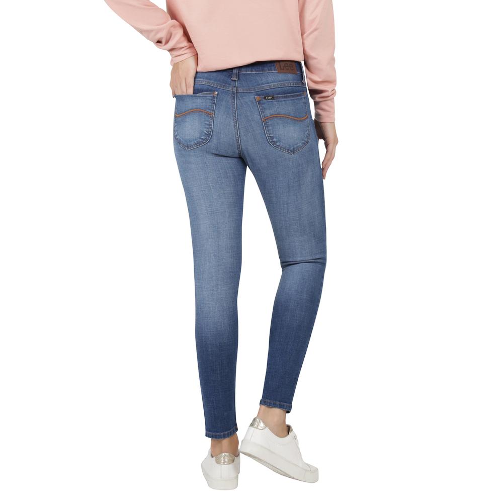 Foto 4 pulgar | Jeans Mujer Lee Slim Fit 004 Azul Marino