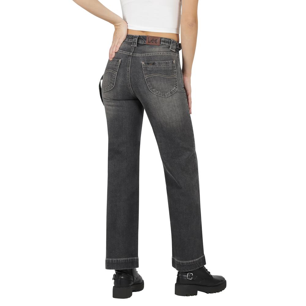 Foto 4 pulgar | Jeans Mujer Lee Slim Fit 485 Negro