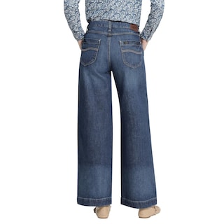 Foto 3 | Jeans Mujer Lee Slim Fit 014 Azul Marino