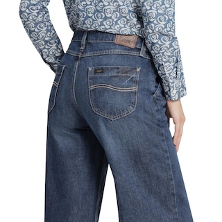Foto 5 | Jeans Mujer Lee Slim Fit 014 Azul Marino