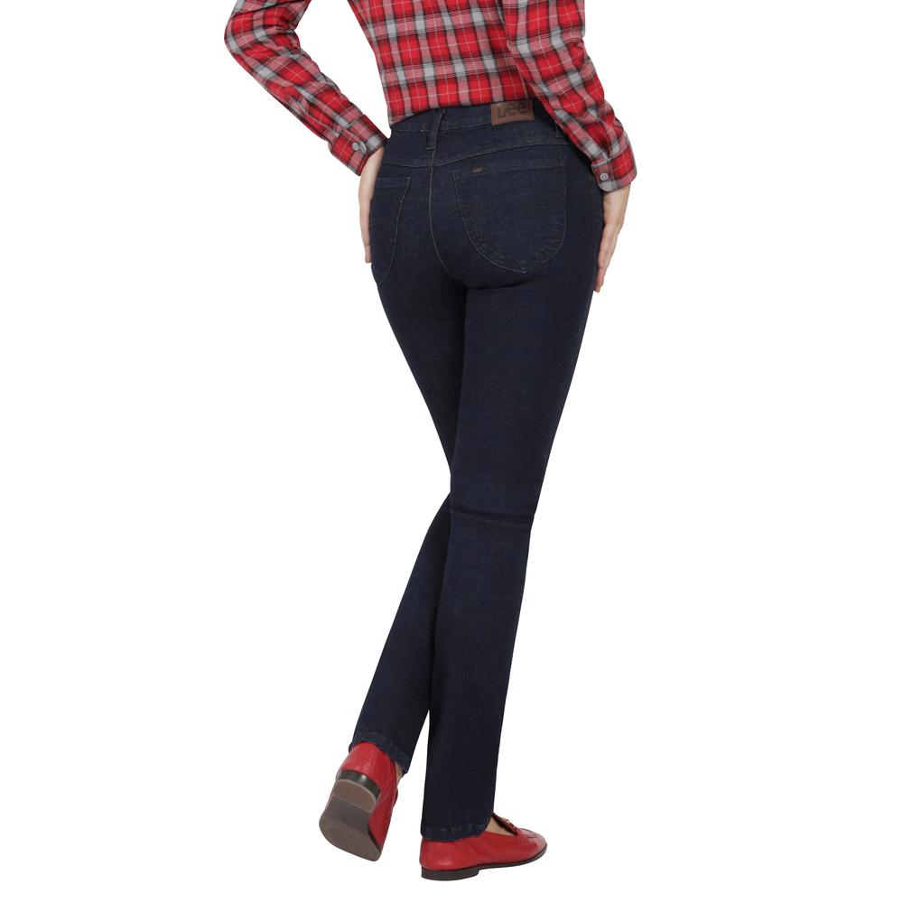 Foto 4 pulgar | Jeans Mujer Lee Slim Fit 388 Azul Marino