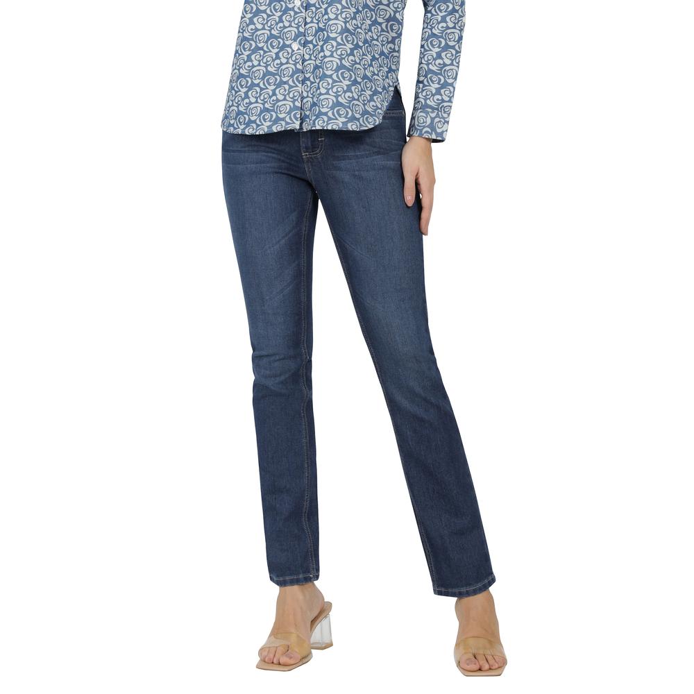 Jeans Mujer Lee Slim Fit 025 Azul Marino