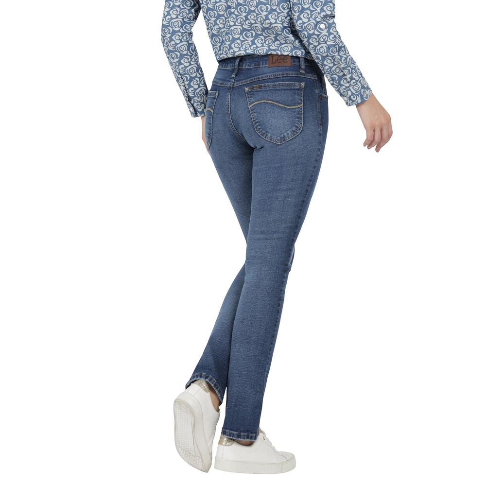 Foto 4 pulgar | Jeans Mujer Lee Slim Fit 027 Azul