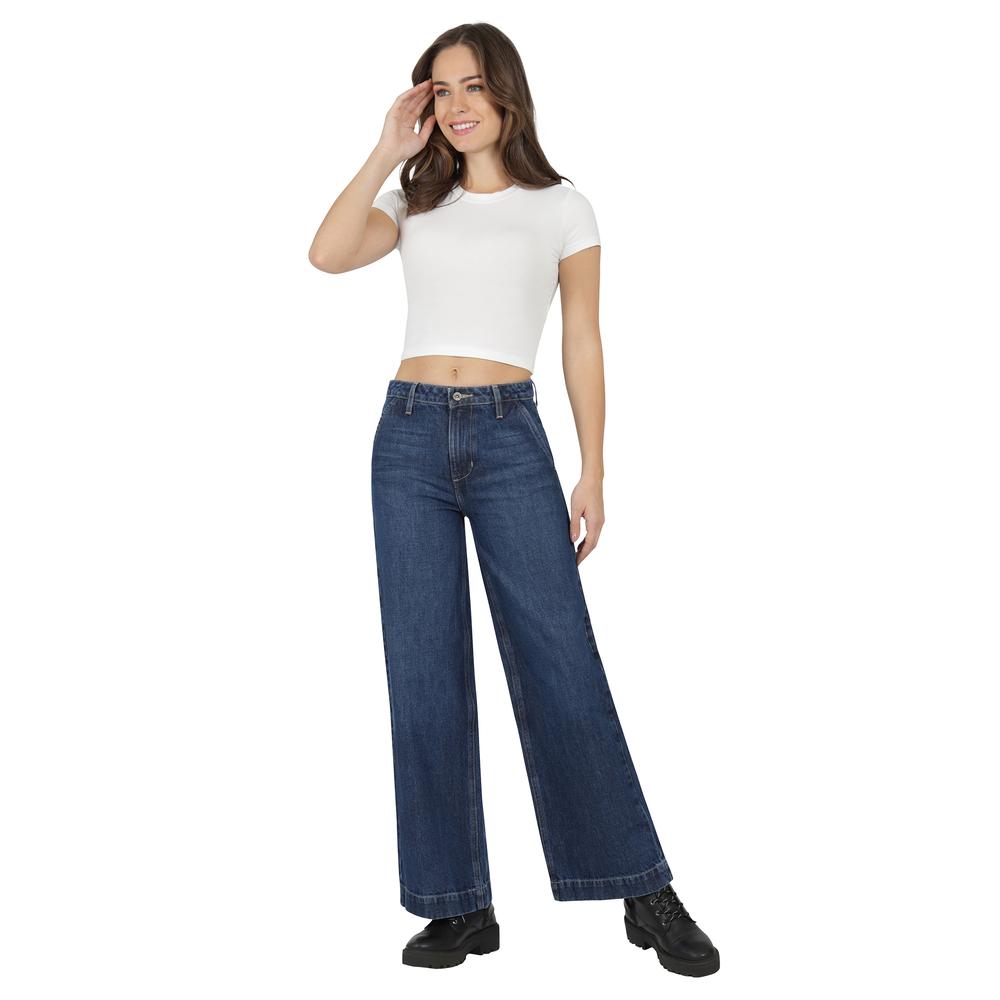 Foto 5 pulgar | Jeans Mujer Lee Slim Fit 472 Azul