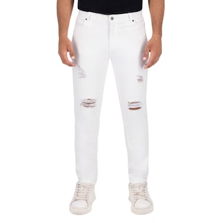 Foto 1 | Pantalón Slim Britos Jeans Hombre Mezclilla Blanco 803785