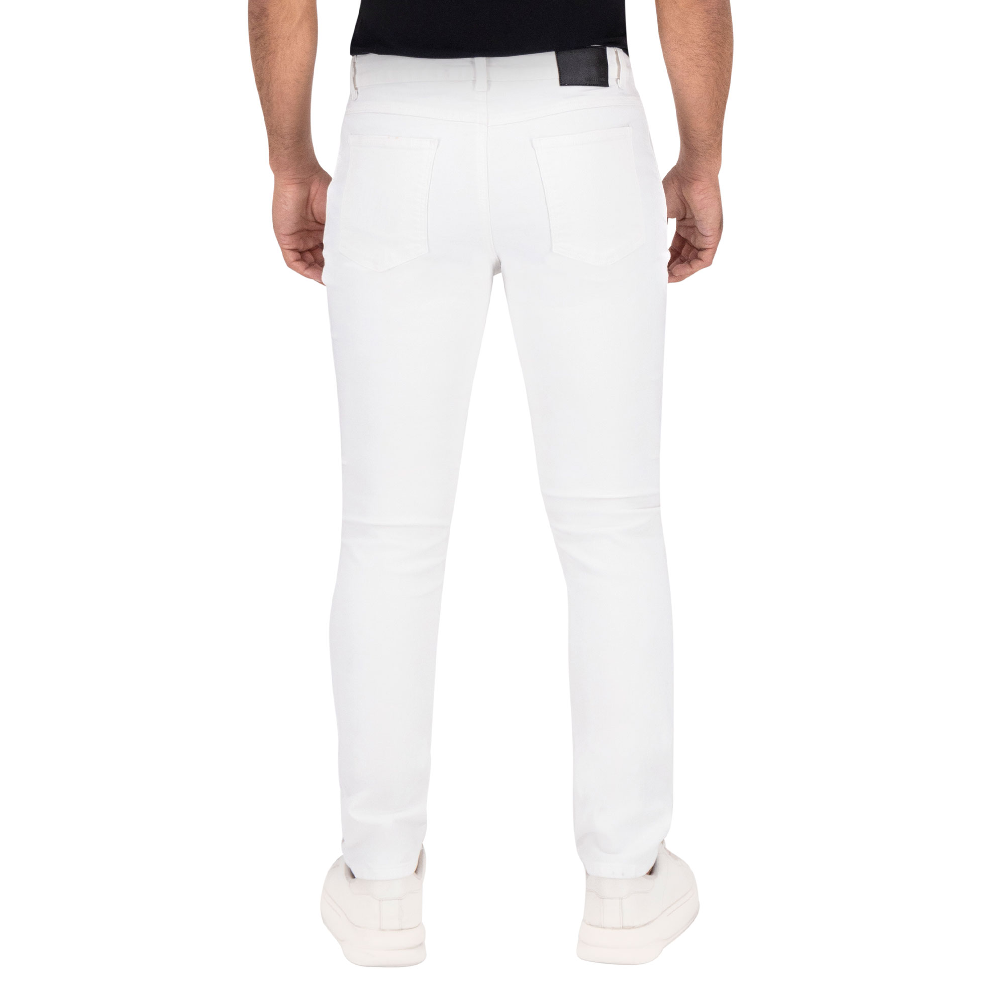 Foto 3 pulgar | Pantalón Slim Britos Jeans Hombre Mezclilla Blanco 803785
