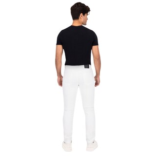 Foto 4 | Pantalón Slim Britos Jeans Hombre Mezclilla Blanco 803785