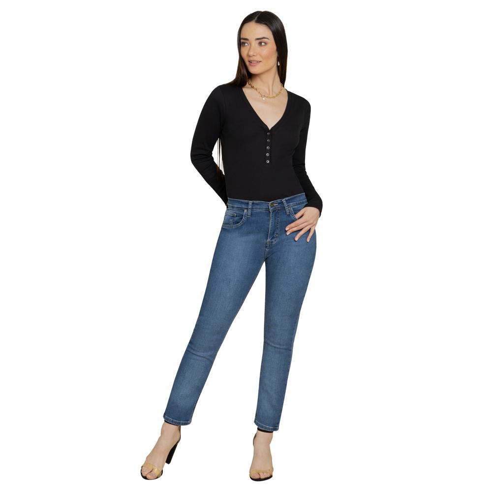 Jeans Mujer Lee Slim Fit 210 Azul