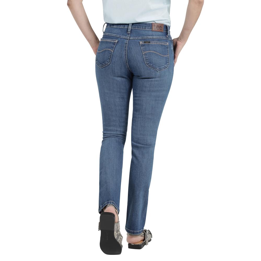 Foto 4 pulgar | Jeans Lee Mujer Classic Slim Fit 763 Azul