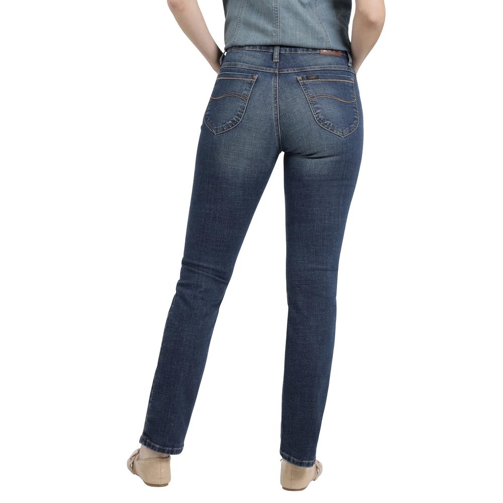 Foto 4 pulgar | Jeans Lee Mujer Classic Slim Fit 764 Azul Marino