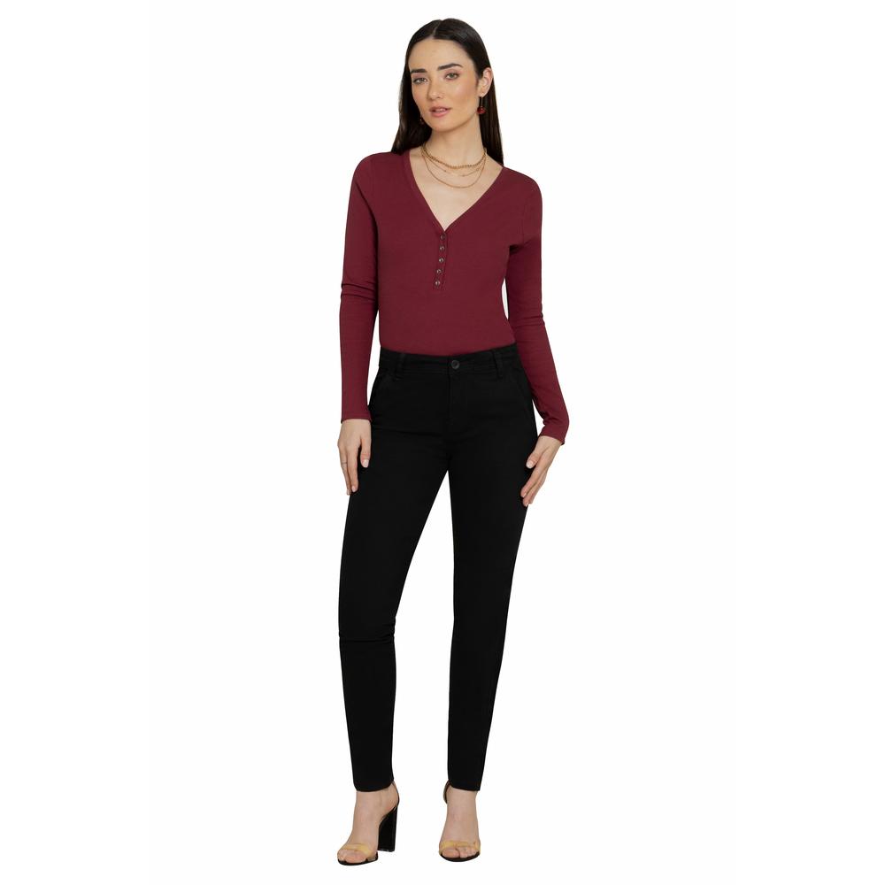 Foto 2 pulgar | Jeans Lee 212 Negro para Mujer