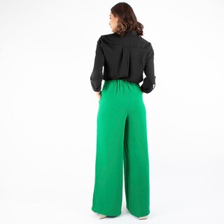 Foto 3 | Pantalón Recto Relajado Amad Color Verde