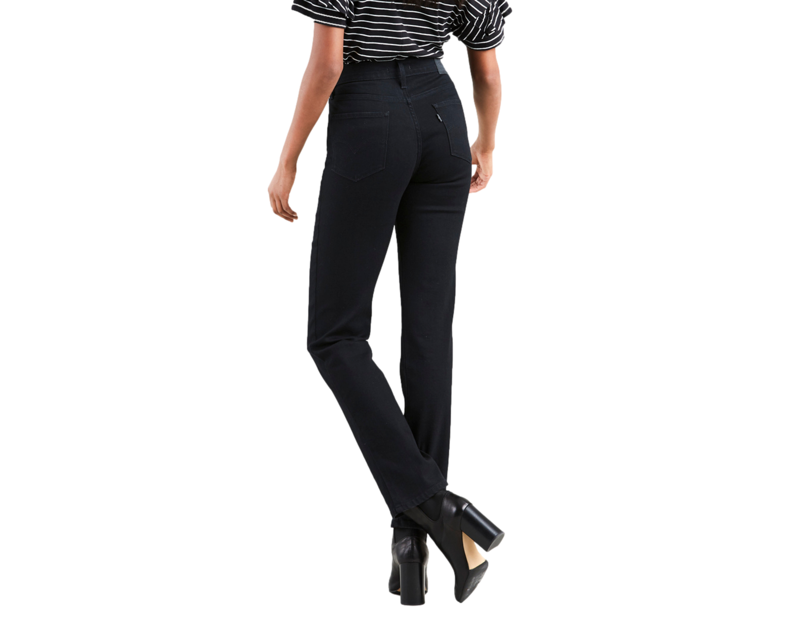 Foto 4 pulgar | Jeans High-Rise Straight Levi's 18883-0016 color Negro