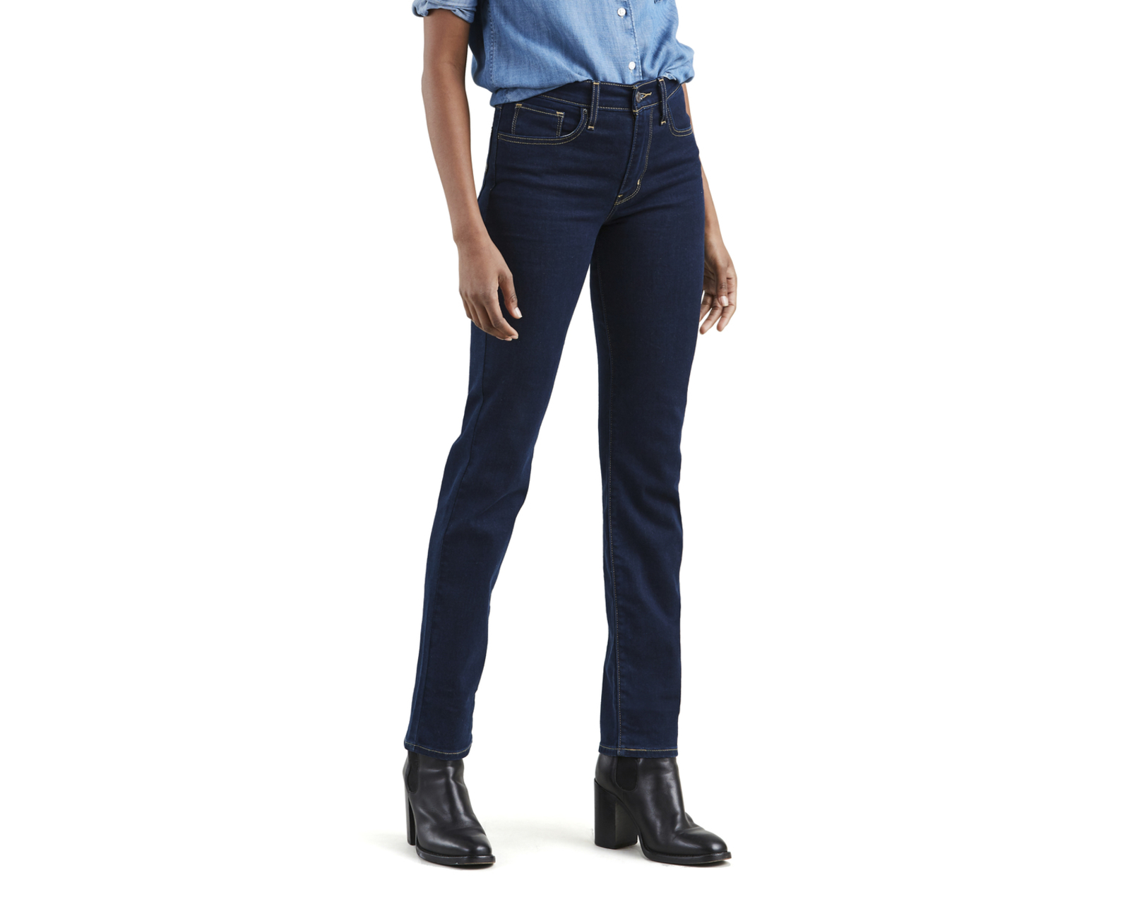 Foto 2 pulgar | Jeans Levi's  724  High-rise Straight 18883-0011 color Azul para Mujer