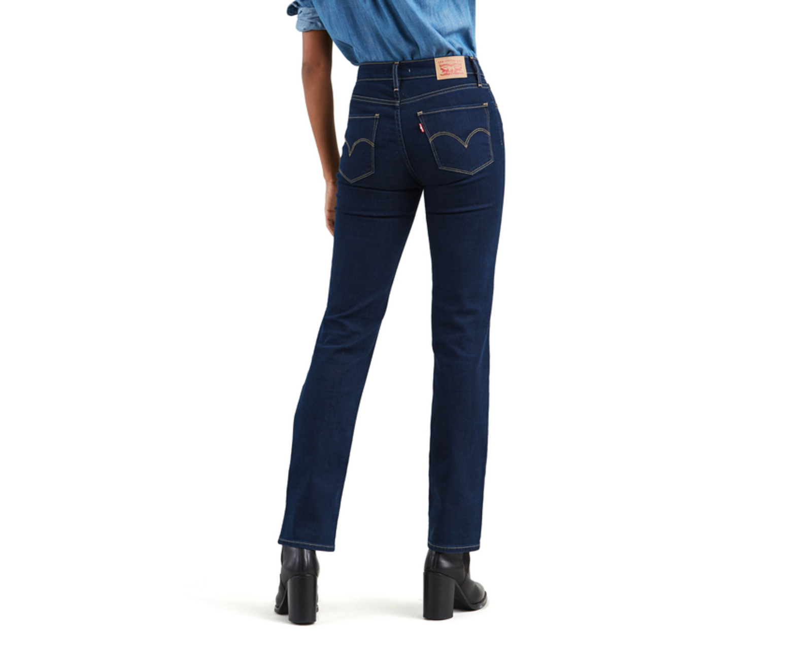 Foto 4 pulgar | Jeans Levi's  724  High-rise Straight 18883-0011 color Azul para Mujer