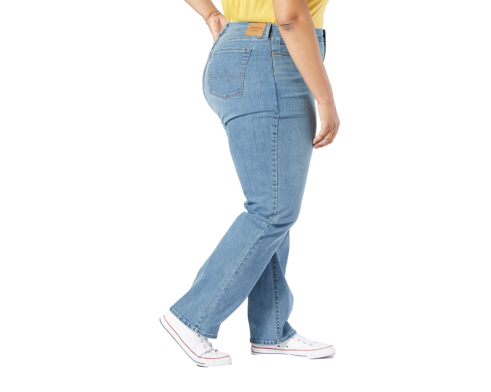 Foto 3 pulgar | Jeans Denizen High-rise Straight A2906-0001 color Azul para Mujer